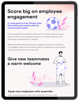 Score big on employe engagement